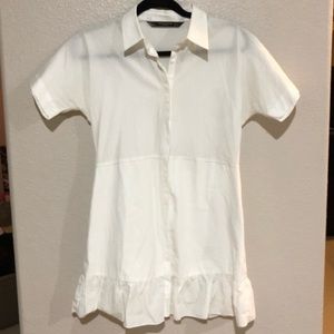 Zara white dress XS